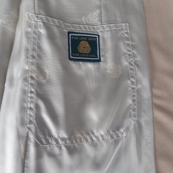 Vintage Warren K Cook Parktown SZ 42 Wool Men's Beige Sport Jacket From Scotts - Picture 7 of 16